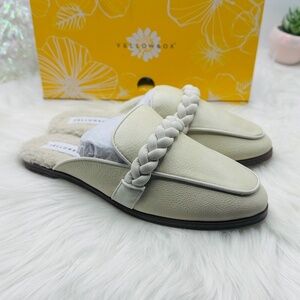 YELLOW BOX Bliss Lined Mules size 8M